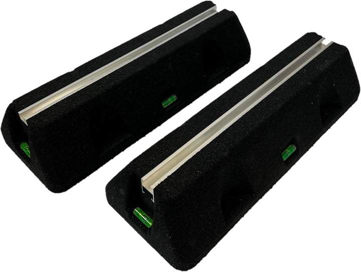 Dämpfungssockel Set 2x450 mm Bodenkonsole für Klimaanlagen, Wärmepumpen | 2 Stück Antivibrationsfüss