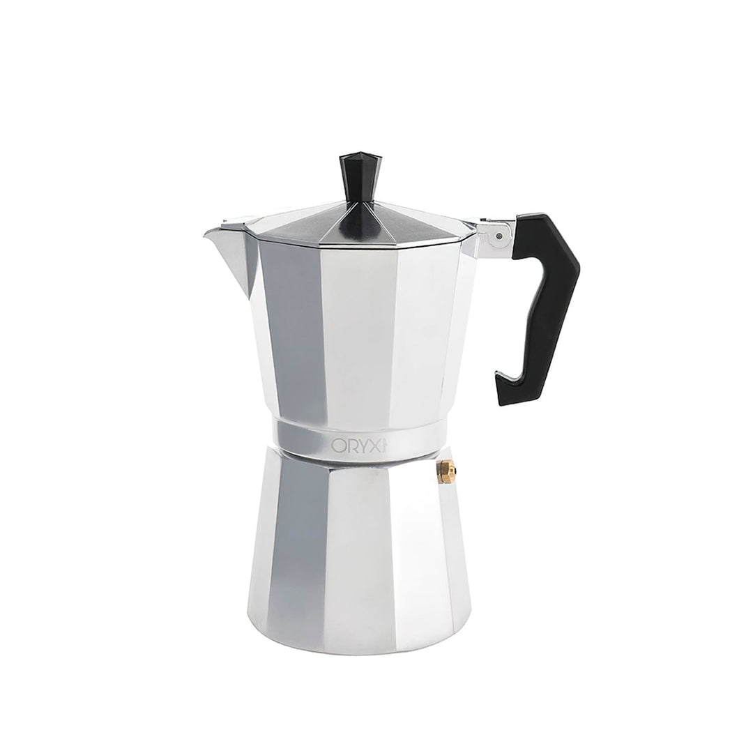 ORYX Espressokocher aus Aluminium 6 Tazas (300ml), 5056012, Silber, 6 Tazas (300ml)