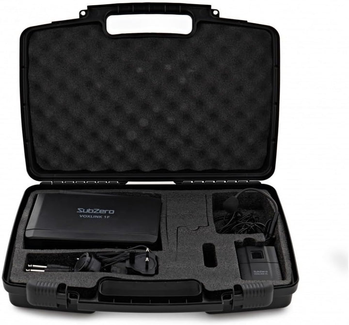 SUBZERO Drahtloses Mikrofonset mit Headset- und Lavalier-Mikrofonen