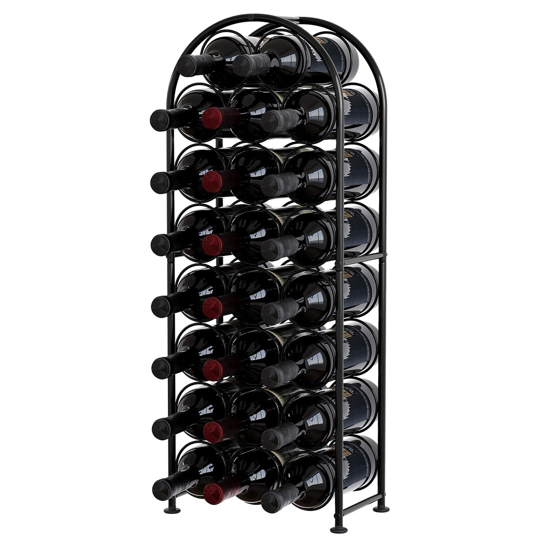 EasyPAG Metall 23 Flaschen Weinregal Freistehend Weinhalter Weinablage Weinständer Wein Halterung We