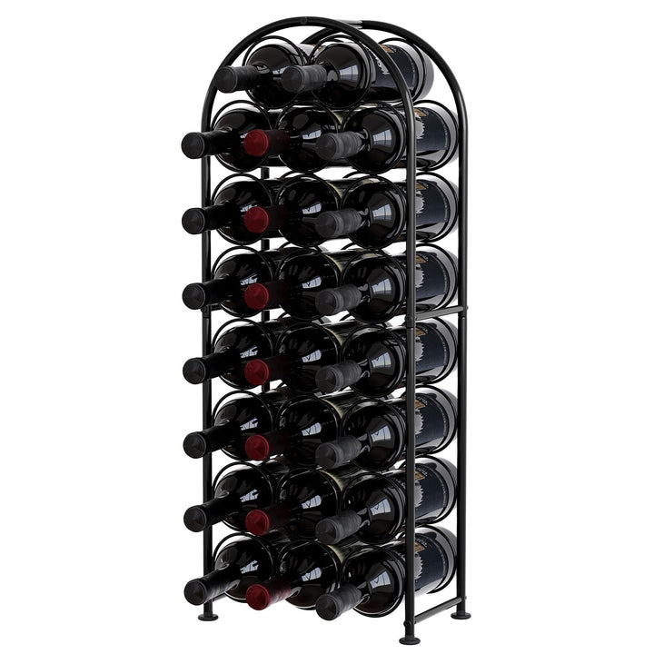 EasyPAG Metall 23 Flaschen Weinregal Freistehend Weinhalter Weinablage Weinständer Wein Halterung We