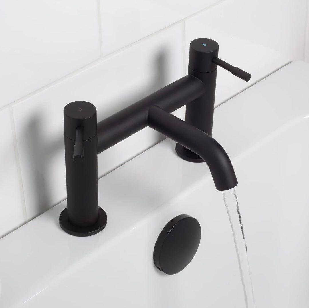 Bristan Mila Badewannenarmatur schwarz (MI BF BLK), Schwarz