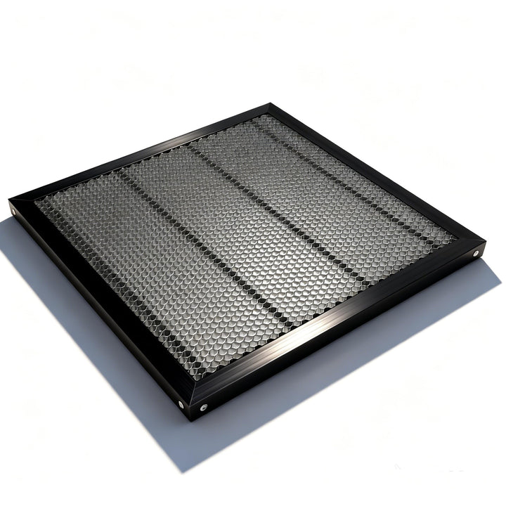 Laser-Arbeitstisch, 400 x 400 mm, Mesh-Design, Aluminiumlegierung, Waben-Arbeitsplattenplattform