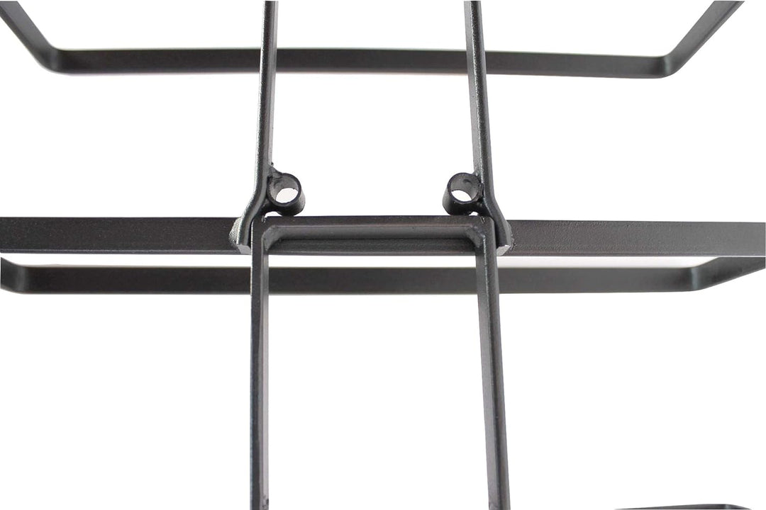 DanDiBo Weinregal Metall Schwarz Wandmontage 4-Wine beliebig erweiterbar 2er Set Flaschenständer Fla