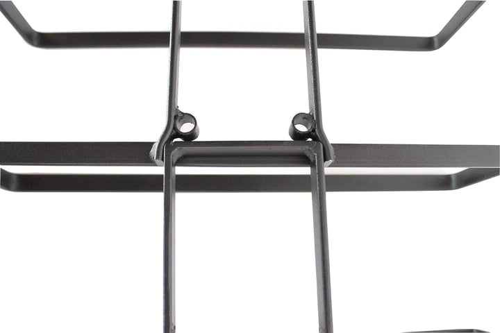DanDiBo Weinregal Metall Schwarz Wandmontage 4-Wine beliebig erweiterbar 2er Set Flaschenständer Fla