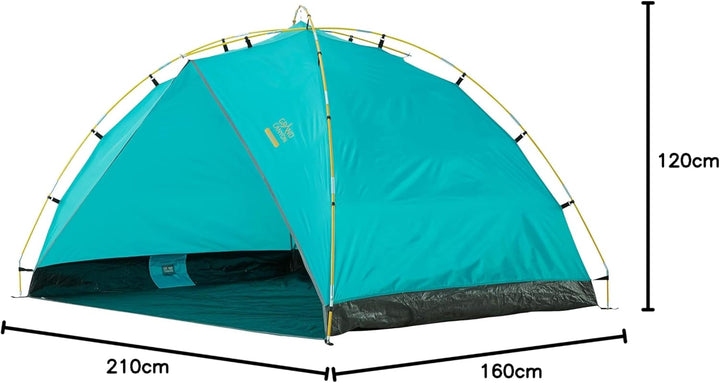 Grand Canyon Tonto Beach Tent 3 - Strandzelt/Strandmuschel 210 x 160 cm - Kuppel-Zelt, UV50+, Wasser