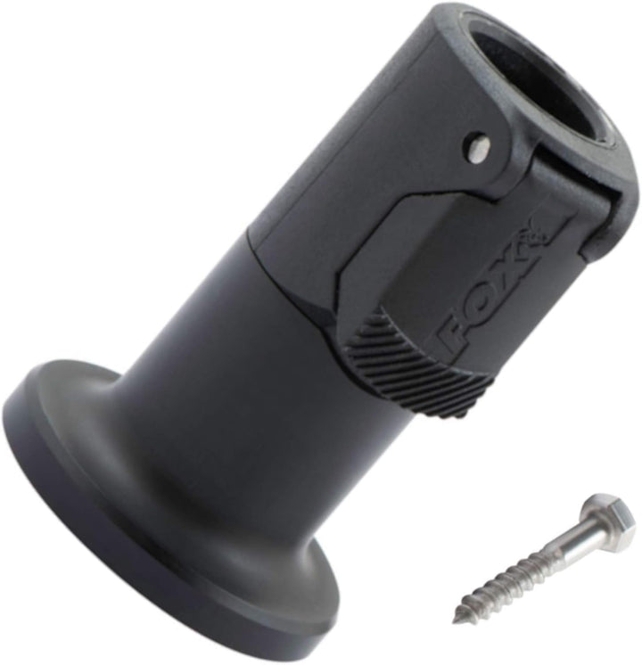 Fox Black Label Stage Stand - Stegbefestigung für Banksticks, Adapter für Rutenhalter zum Befestigen