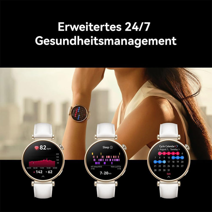 HUAWEI WATCH GT 4 41mm Smartwatch, Bis zu 7 Tage Akkulaufzeit‌ , Android und iOS, Kalorienmanagement