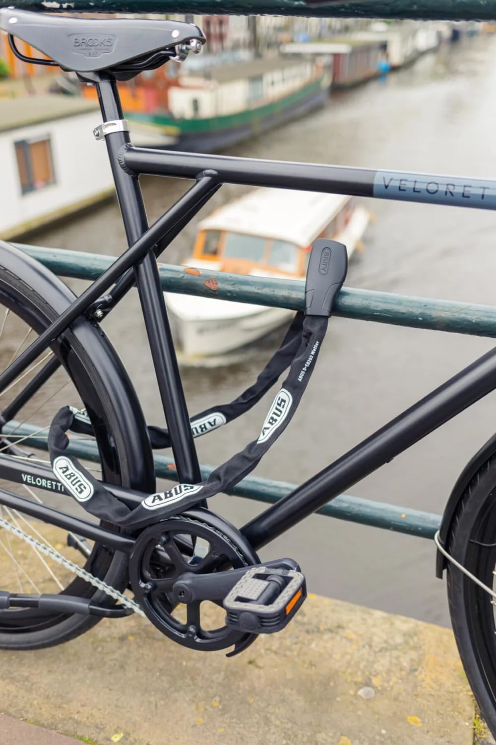 ABUS Kettenschloss CityChain 8800/95 2.0 Schwarz