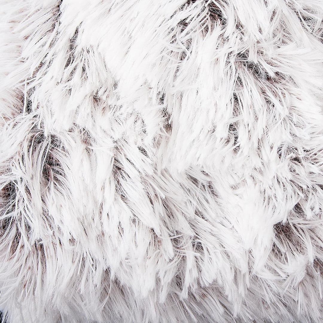 CelinaTex Minka Bettwäsche 200 x 220 cm 3teilig Longhair Felloptik Bettbezug Creme weiss braun 200 x