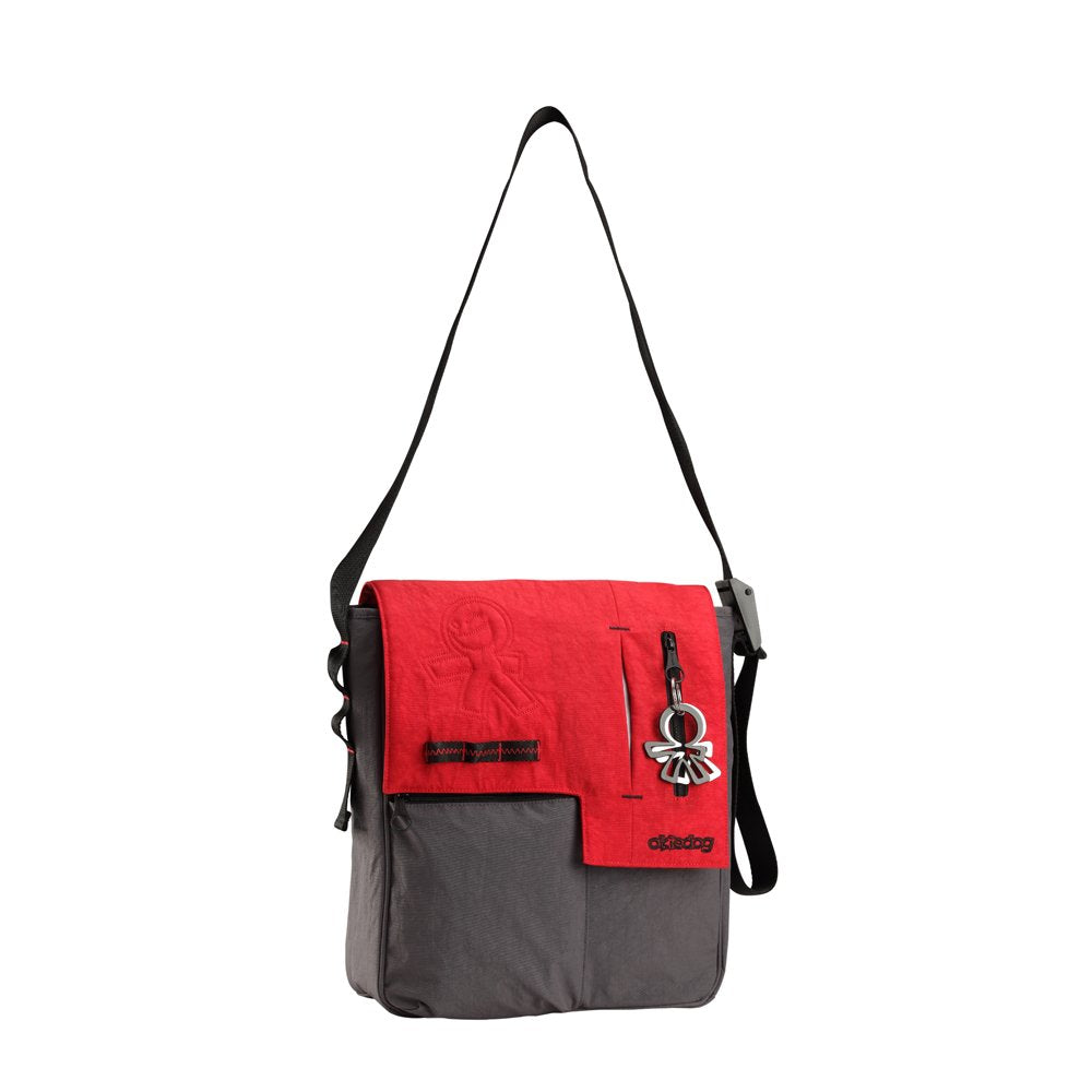 Okiedog Wickeltasche Loft Paige - rot/grau