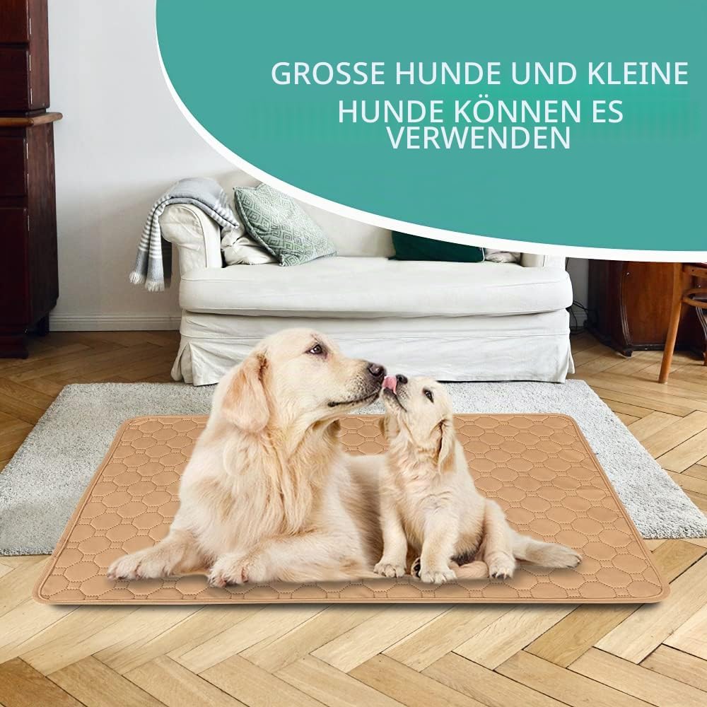Trainingsunterlagen Welpen,Waschbar Haustier-Urinunterlage,Schnell Absorbierend Hunde Matte,Wiederve