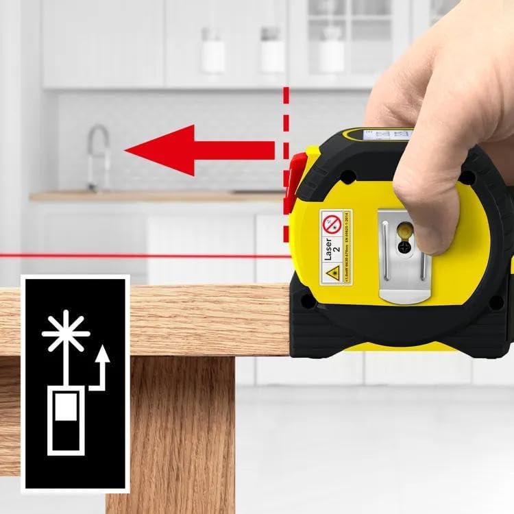 TROTEC Laser Messgerät Entfernung BD8M – Digitales Entfernungsmesser – Reichweite bis 40 m, inkl. Kr