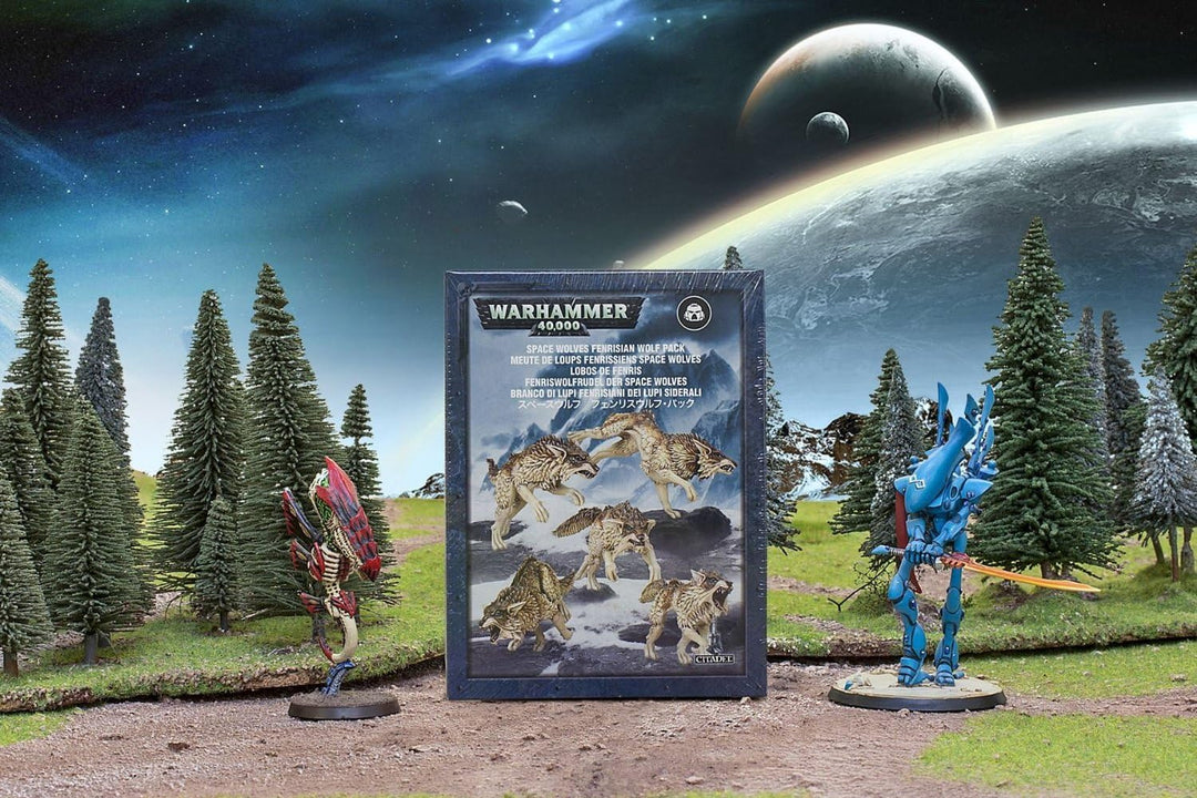 Games Workshop 99120101092 Space Wolves Fenrisian Wolf Pack Actionfigur