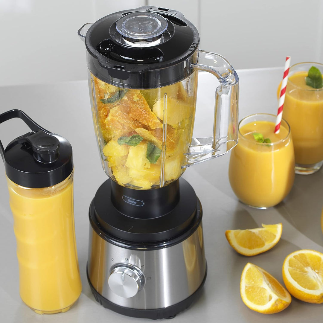 Petra PT4294VDEEU7 Zentrifugal Entsafter Elektrisch 4in1 Gemuse/Obst Saftmaschine,1L Mixbecher und F