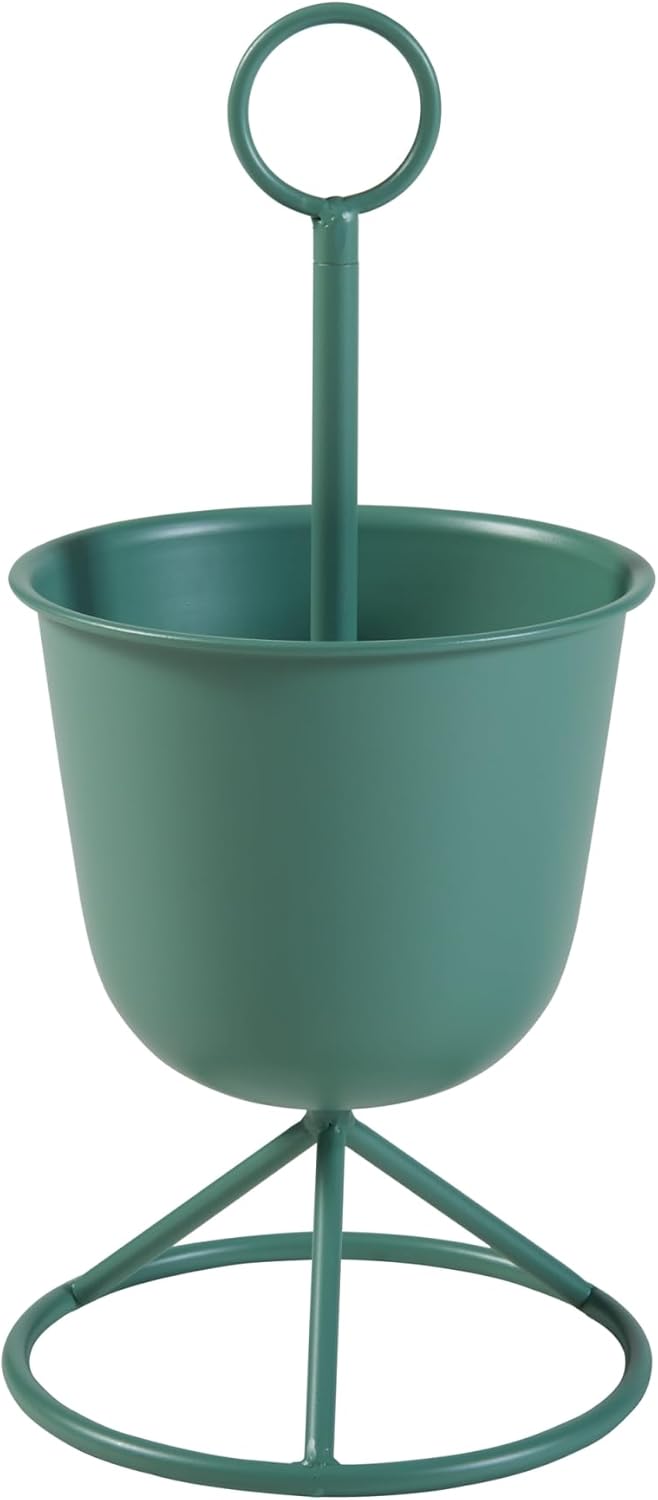 [en.casa] Blumenständer Alphen Blumentopfständer mit 1 Pflanztopf Blumentopfregal Pflanzenständer Bl