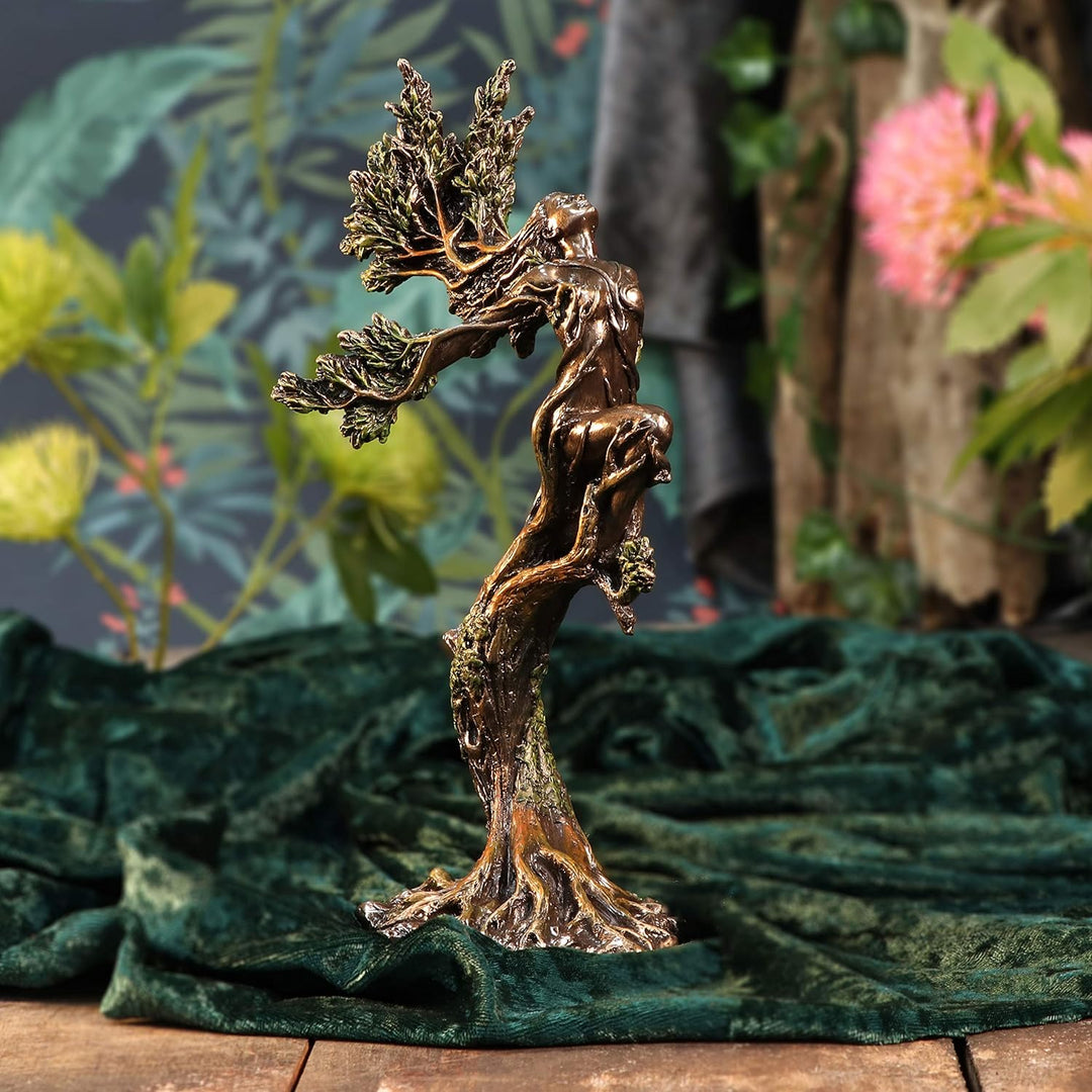 Nemesis Now Bronzefigur, Mythologische Wald-Nymphe, Elementar, 25 cm