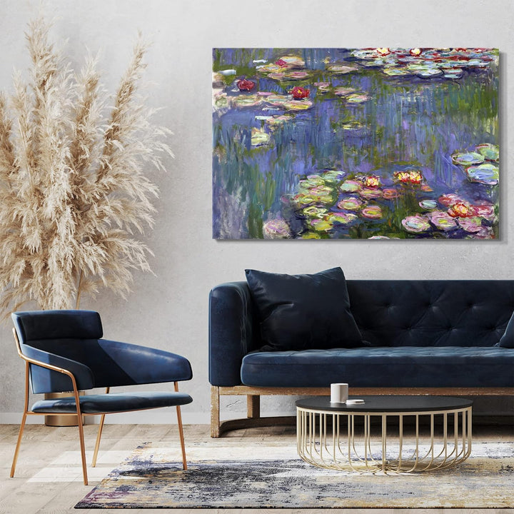 Printed Paintings Leinwand (120x80cm): Claude Monet - Seerosen 120x80 cm, 120x80 cm