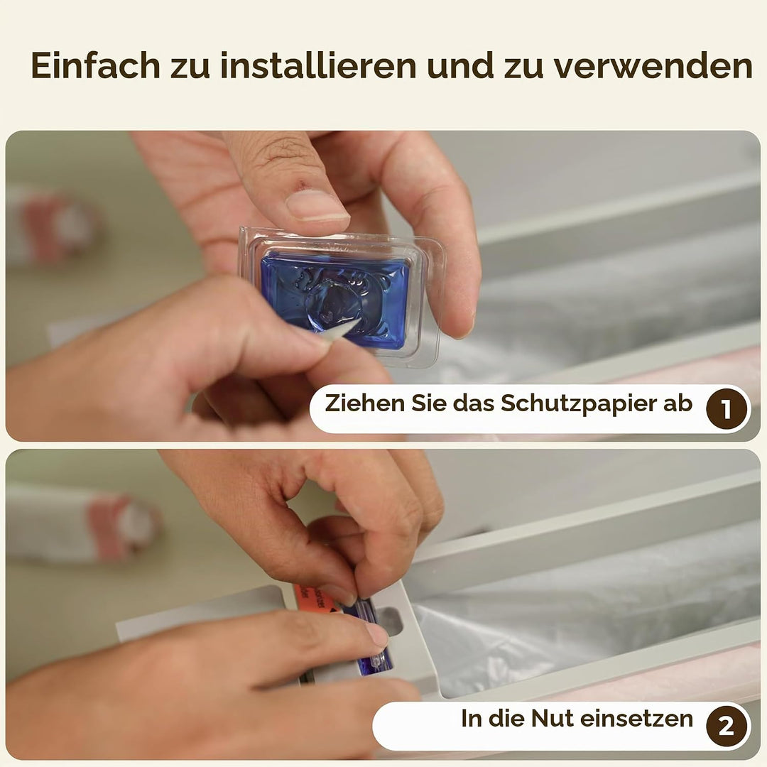 HHOLOVE Deodorant für Selbstreinigende Katzentoiletten, Pflanzenbestandteile, 4 Stück, Ozean Aroma B