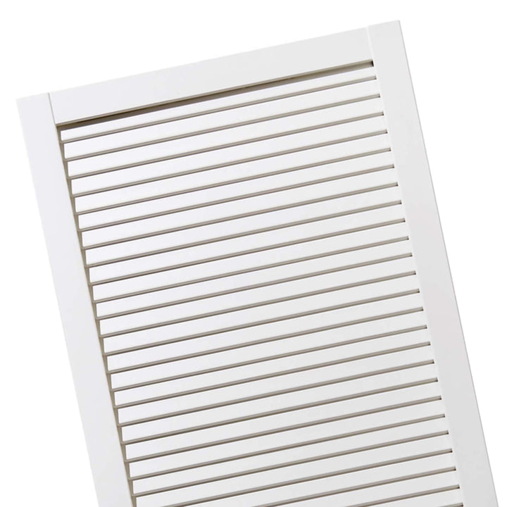 ben+camilla.com Lamellentüren 462 x 394 x 21 mm weiss seidenmatt mit geschlossenen Lamellen Kiefernh