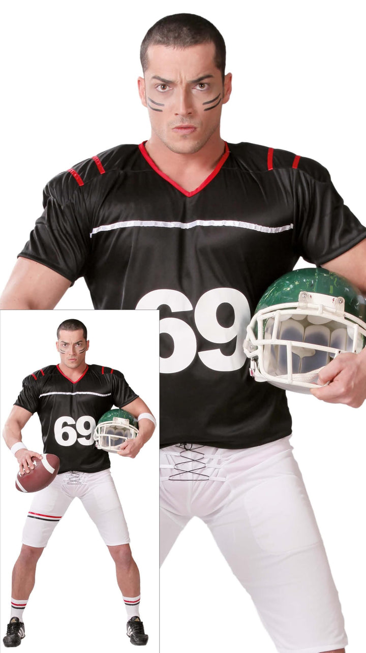 FIESTAS GUIRCA Quarterbackspieler-Kostüm für Herren XL, XL