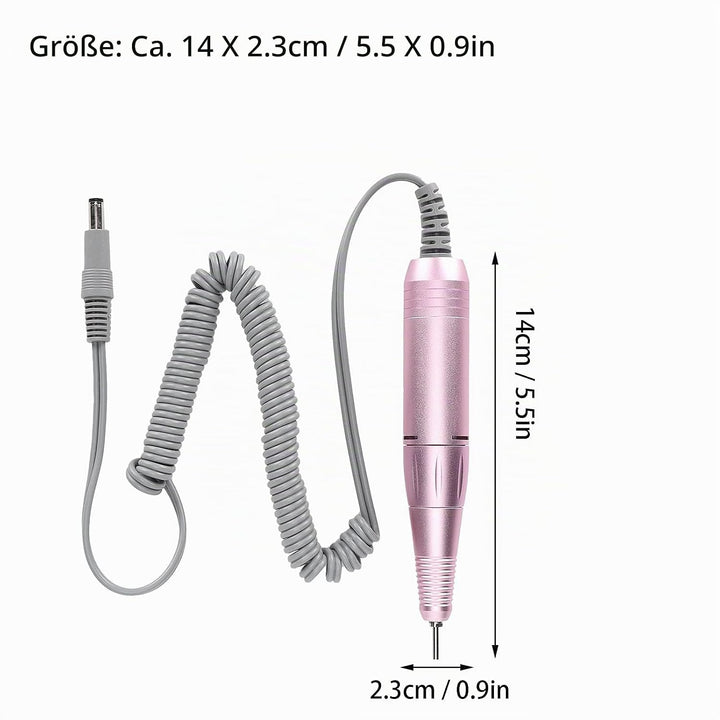 Handstück für Nagelfräser, Nagelbohrer Griff Nail Art Bohrer Handstück Nagelpoliermaschine Elektrisc