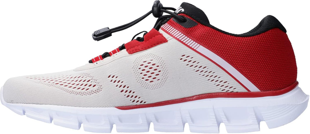 JAKO Unisex Sneaker Premium Flow 5901 Nimbous Cloud/K Red 36
