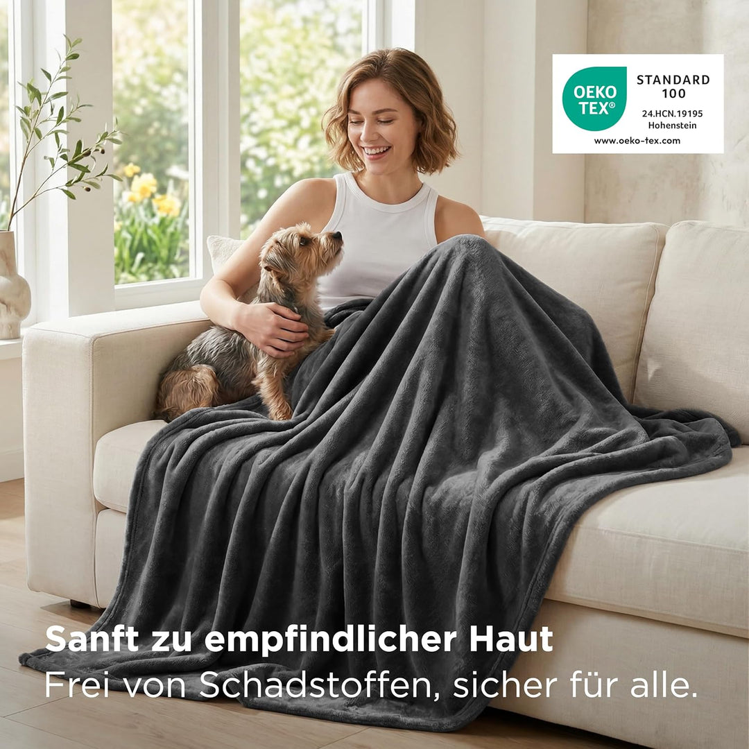 BEDSURE Kuscheldecke Flauschig Decke Fleecedecke - Wohndecke Warm Winter Weich, Sofadecke XL, Decke