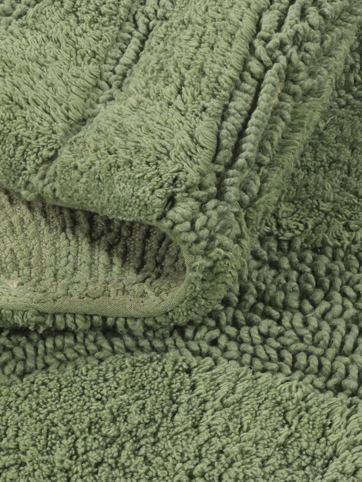 RugVista Badematte Breeze, 80 x 50 cm, Rechteckig, Mittelflor, Anti-Rutsch, Moderner Badteppich, Mas