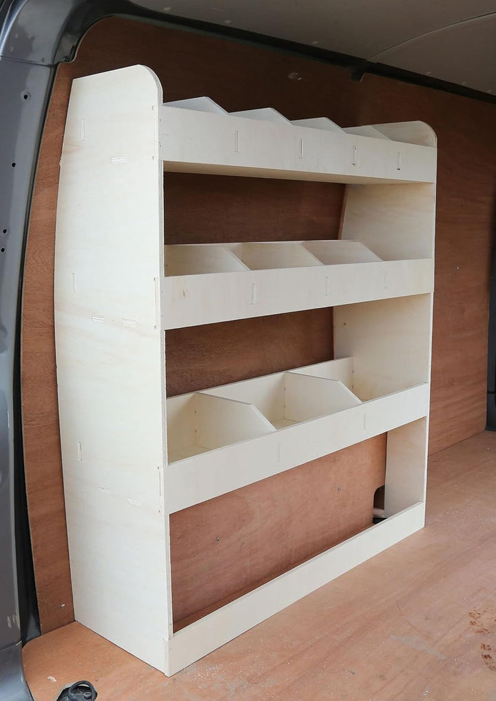 Vanify - Kompatibel mit Volkswagen Transporter T5 T6 L1 2003+ Fahrzeugeinrichtung Fahrzeugregale, Fa