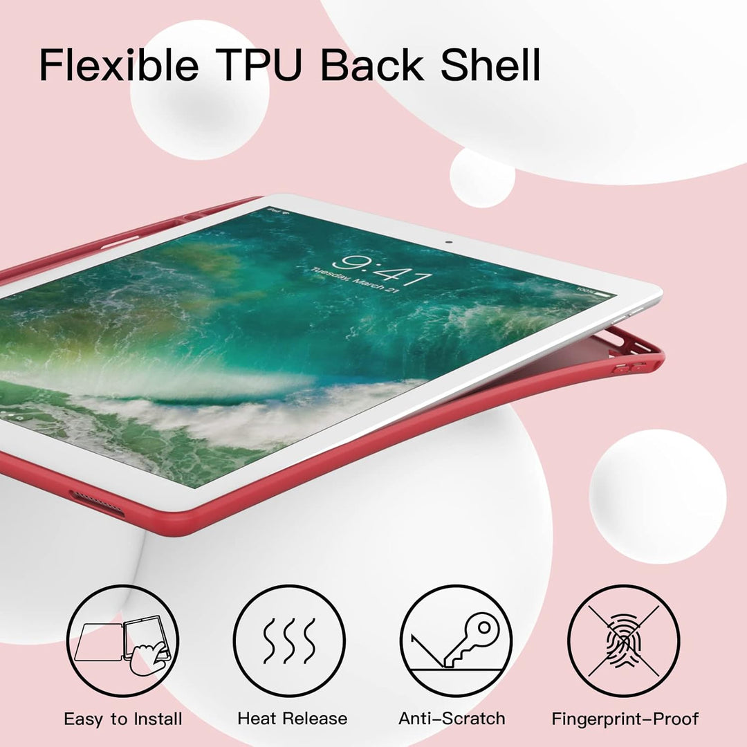 JETech Hülle für iPad Pro 12,9 Zoll (Modell 2015/2017, 1./2. Generation) mit Stifthalter, Dünne Tabl
