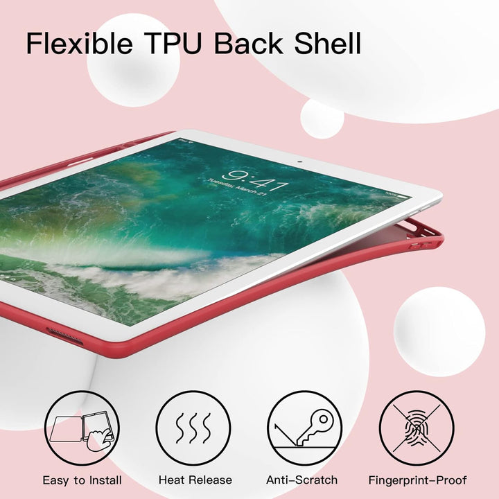 JETech Hülle für iPad Pro 12,9 Zoll (Modell 2015/2017, 1./2. Generation) mit Stifthalter, Dünne Tabl