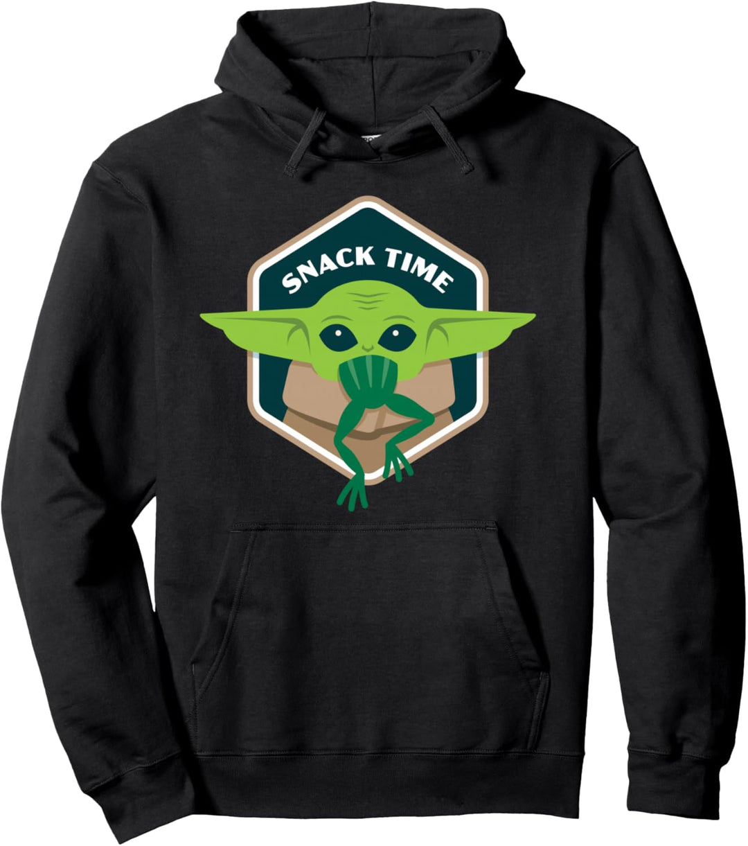 Star Wars The Mandalorian The Child Grogu Frog Snack Time Pullover Hoodie