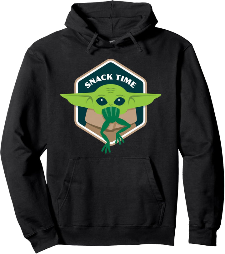 Star Wars The Mandalorian The Child Grogu Frog Snack Time Pullover Hoodie
