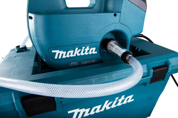 Makita DHW080ZK Akku-Hochdruckreiniger 2x18V (ohne Akku, ohne Ladegerät) inkl. Wasser- und Transport