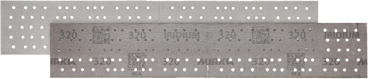 Mirka Iridium Premium-Schleifpapier 70x400mm und 70x198mm / mittig perforiert/Klett/Korn 320, 50 Stk