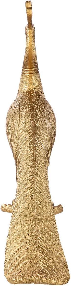 Casablanca Design Deko Figur, Kunstharz, goldfarben, Höhe 37 cm, 89385 Höhe 37 cm Goldfarben, Höhe 3