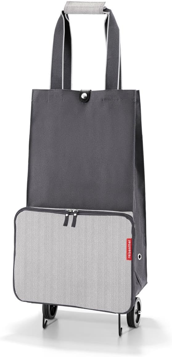 reisenthel foldabletrolley - Faltbarer, kompakter Einkaufswagen - einfach zu verstauen Herringbone G