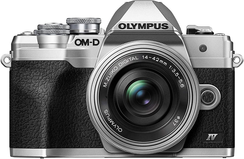 Olympus OM-D E-M10 Mark IV Micro-Four-Thirds-Systemkamera-Kit, 20 MP Sensor, 5-Achsen-Bildstabilisat