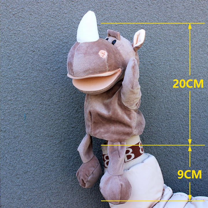 Tier-Handpuppen für Kinder, Kleinkinder, inklusive Wolf, Tiger, Löwe, Affe mit Beinen, perfekt für G