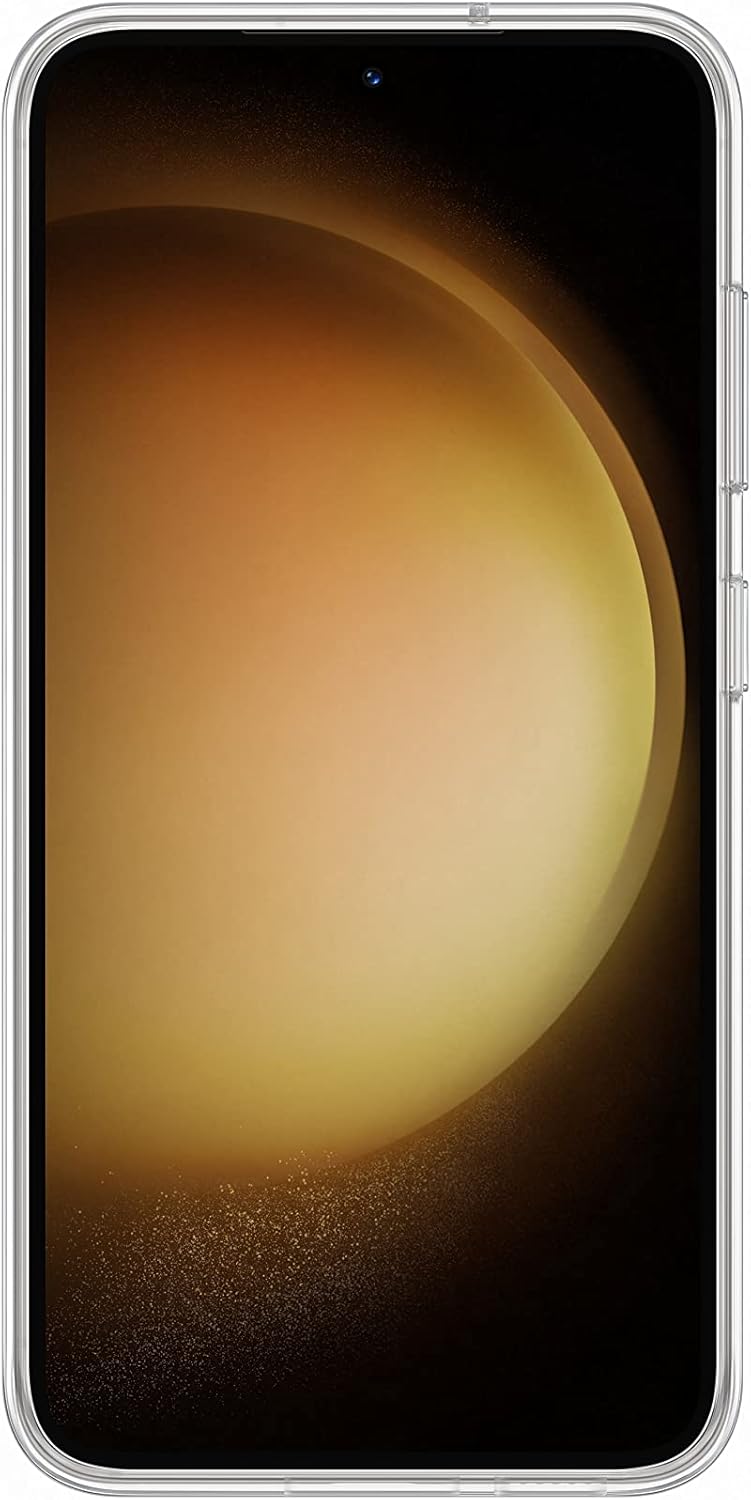 Samsung Frame Smartphone Case EF-MS911 für Galaxy S23, Handy-Hülle, Durchsichtig, Kratzfest, Rahmen,