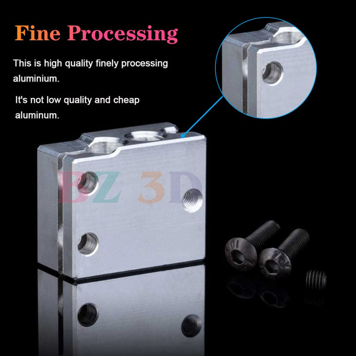 2PCS PT100 Volcano Heater Block,Aluminium Heizblock Mit Silikon Socke,für Sidewinder X1 X2,für Volca