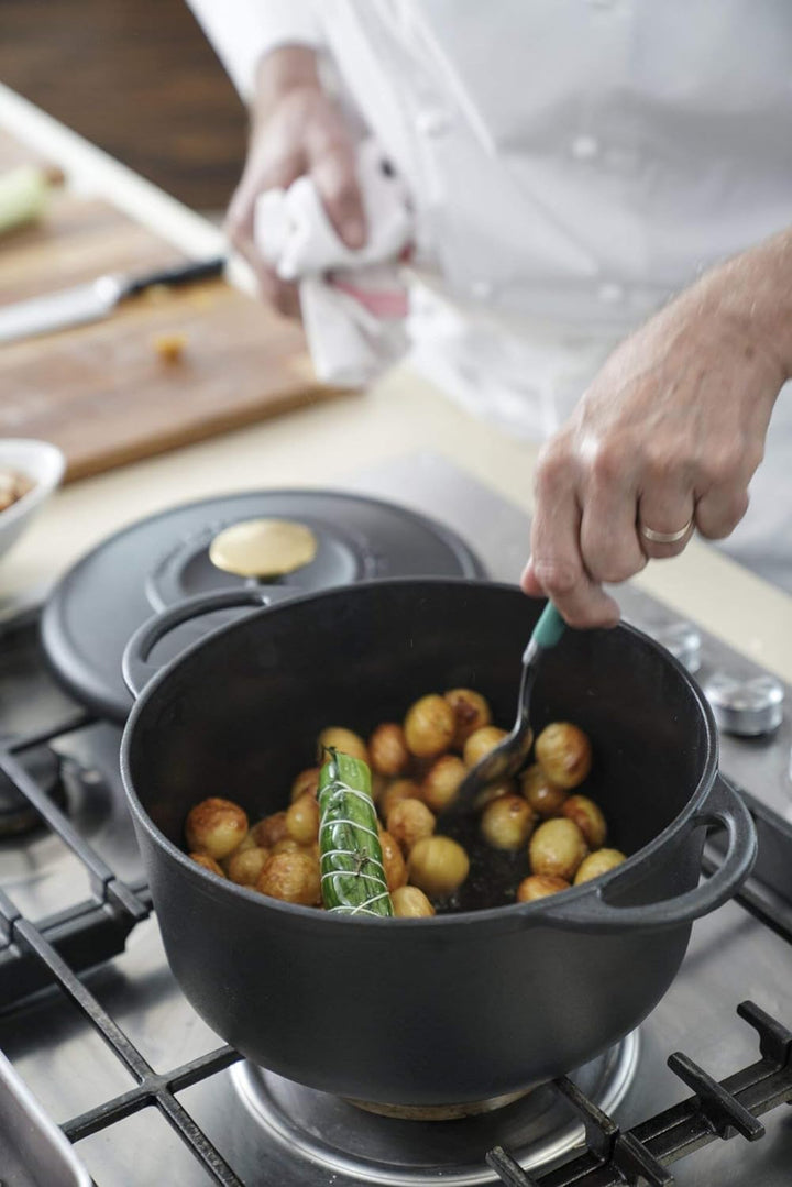 Tefal Heritage Schmortopf aus Stahlguss, rund, Gusseisen, 21 cm / 3,3L 21 cm / 3,3L Rund, 21 cm / 3,