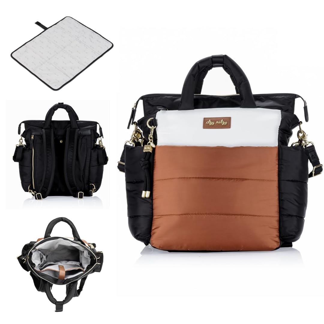 Itzy Ritzy Dream Convertible Wickeltasche Kaffefarben / Cremefarben, Kaffefarben / Cremefarben