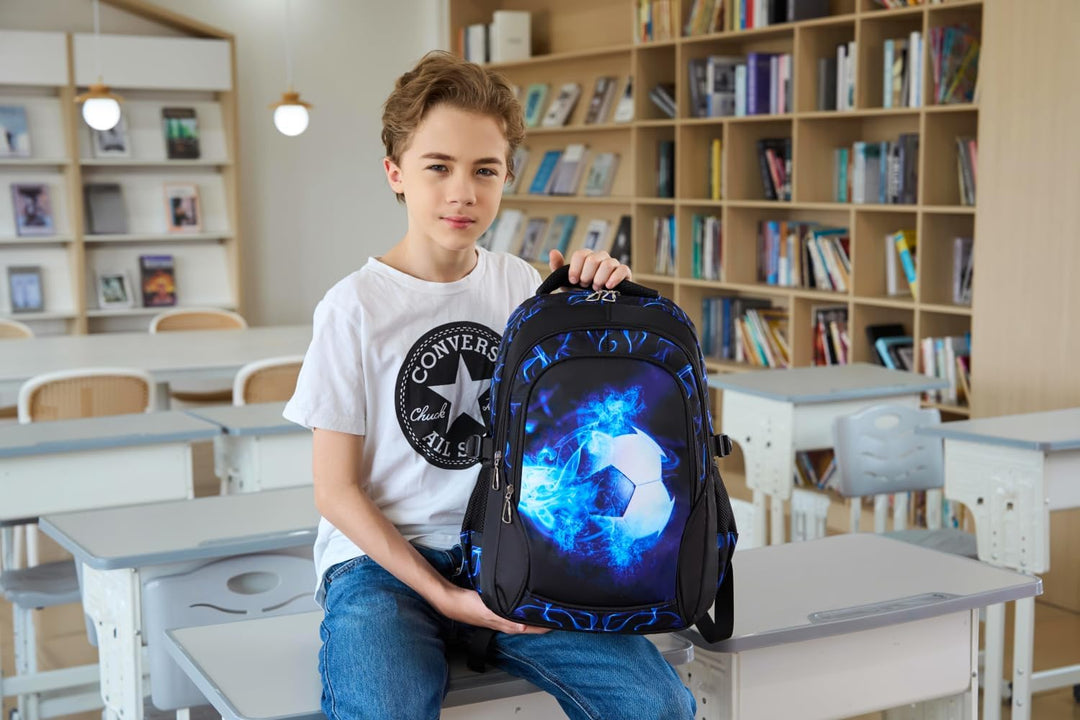 Schulrucksack Jungen Teenager Rucksäcke Kinder Schulranzen Grundschule Mittel Buchtasche Grosse Wass