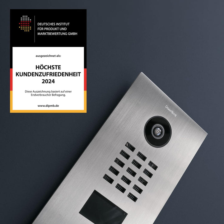 DoorBird A1101 IP-Video-Türsprechanlage WLAN, LAN, Inneneinheit weiss Single, Single