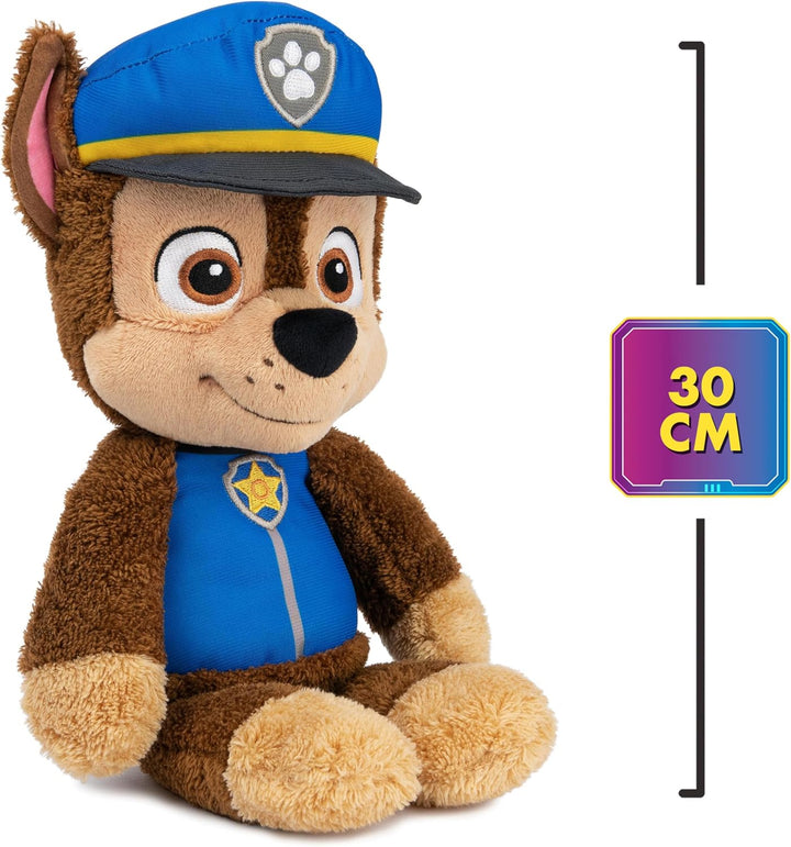 GUND PAW Patrol Schlenkerplüsch Chase, 30 cm - hochwertiges Plüschtier aus weichem Velours-Frottee m