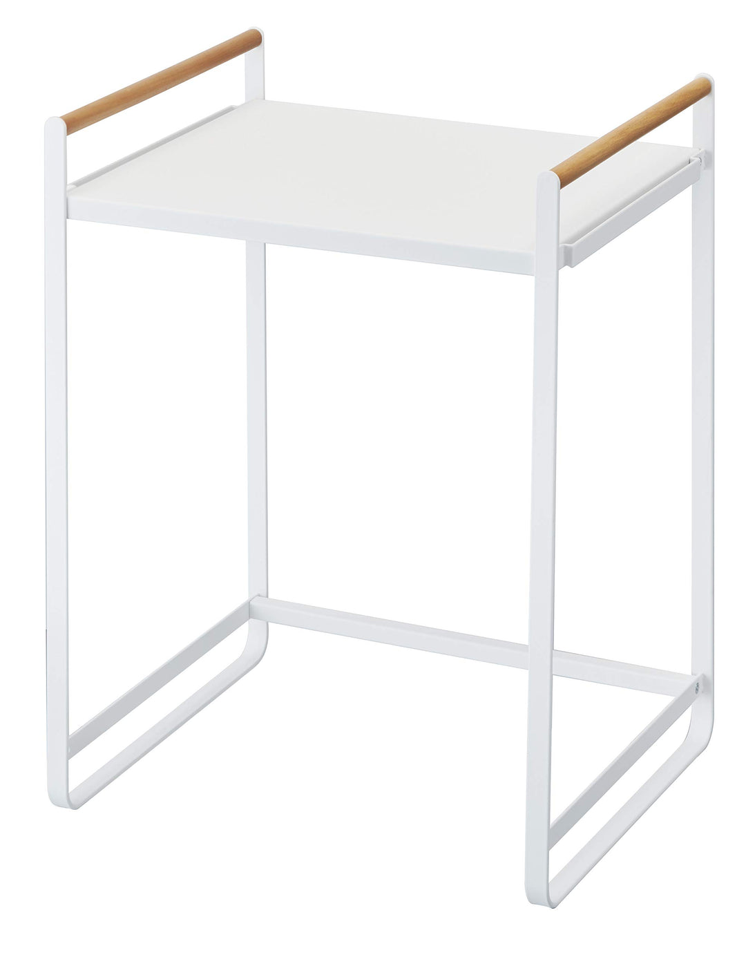 Yamazaki 3613 Tosca Allzweckregal, weiss, Stahl/Holz, Minimalistisches Design
