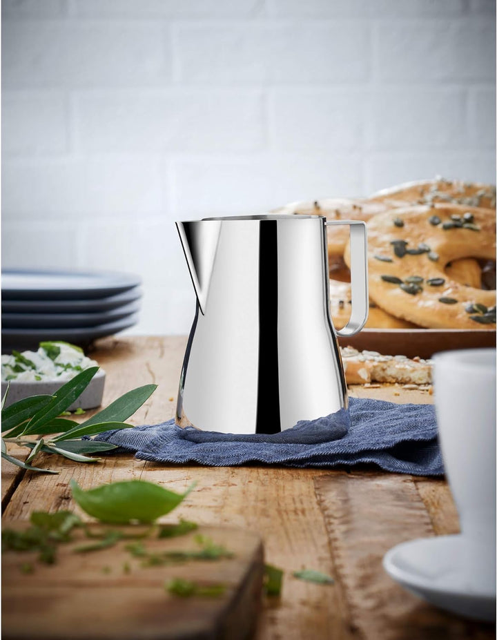 WMF Barista Krug für Milchschaum 600ml, Cromargan Edelstahl poliert, Milchschaumkrug, spülmaschineng