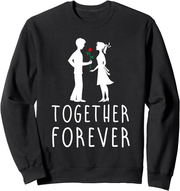 Verliebtes Paar Liebespaar Liebe Partner Look Design Outfit Sweatshirt